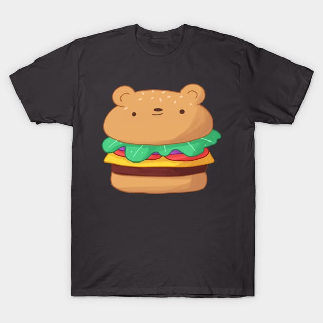 Cheeseburger bear T-Shirt by Mayarart